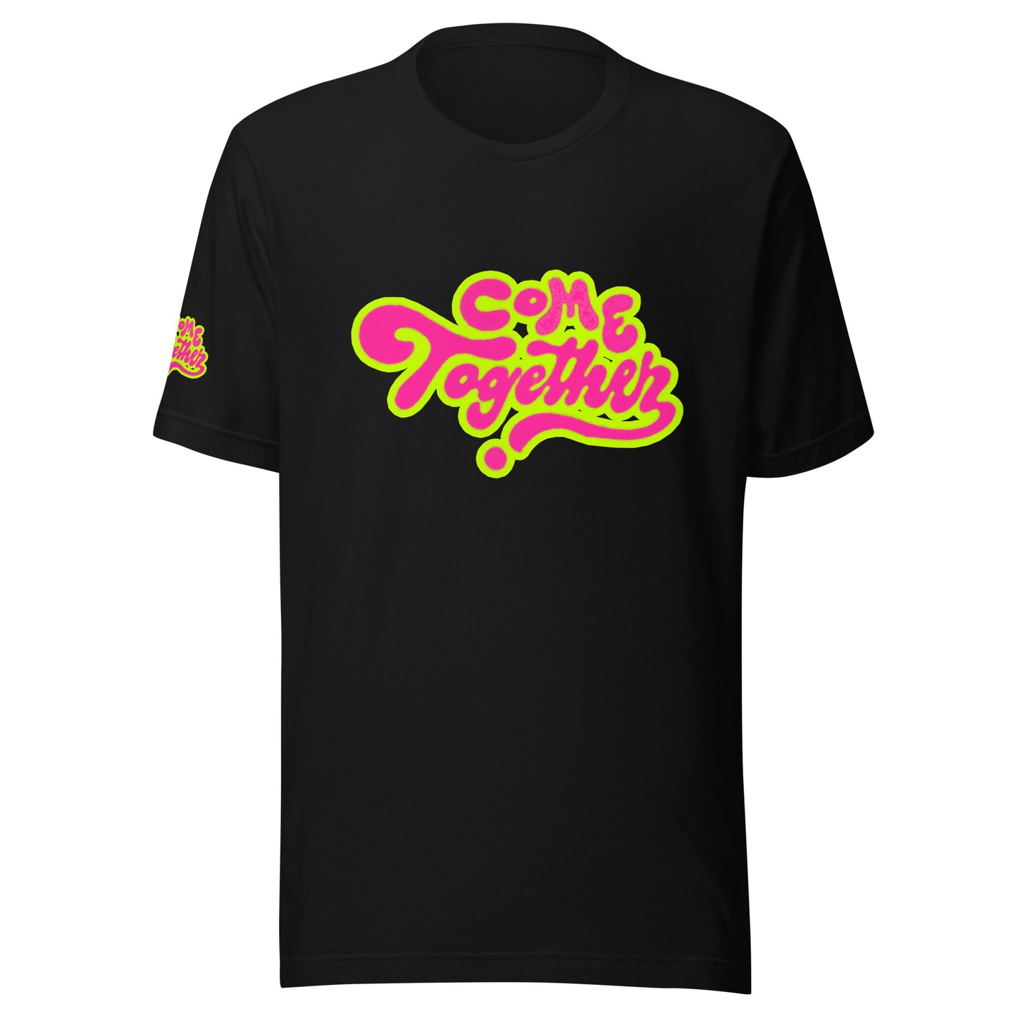 ONE LOVE Come Together ( lime n pink ) t-shirt