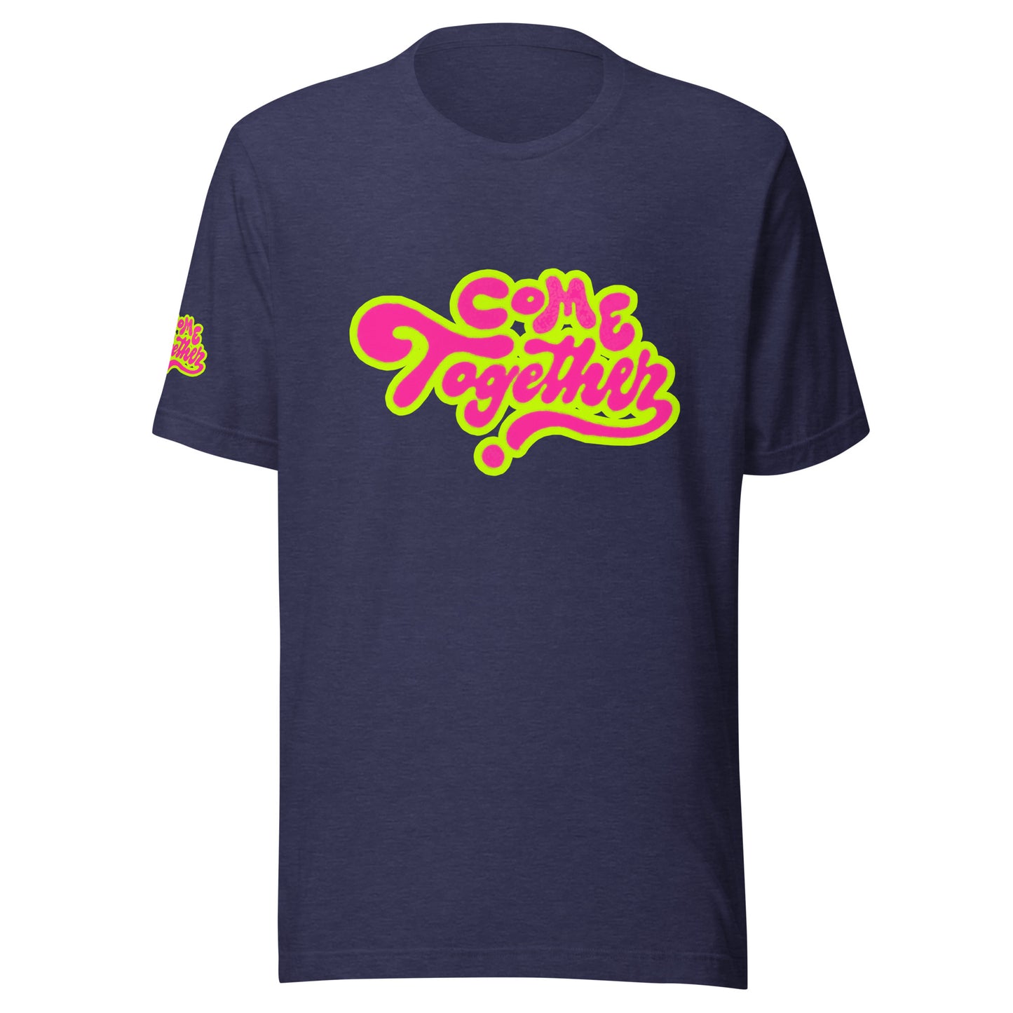 ONE LOVE Come Together ( lime n pink ) t-shirt