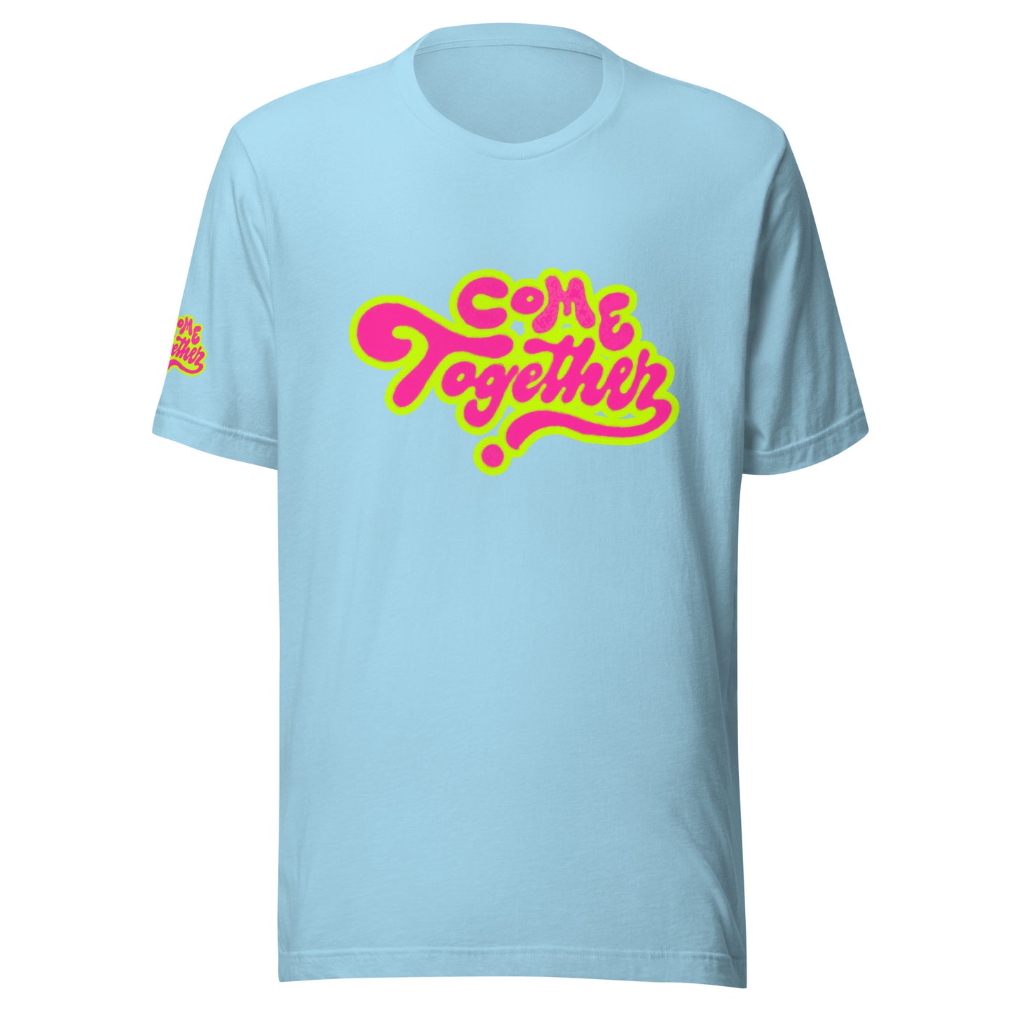 ONE LOVE Come Together ( lime n pink ) t-shirt