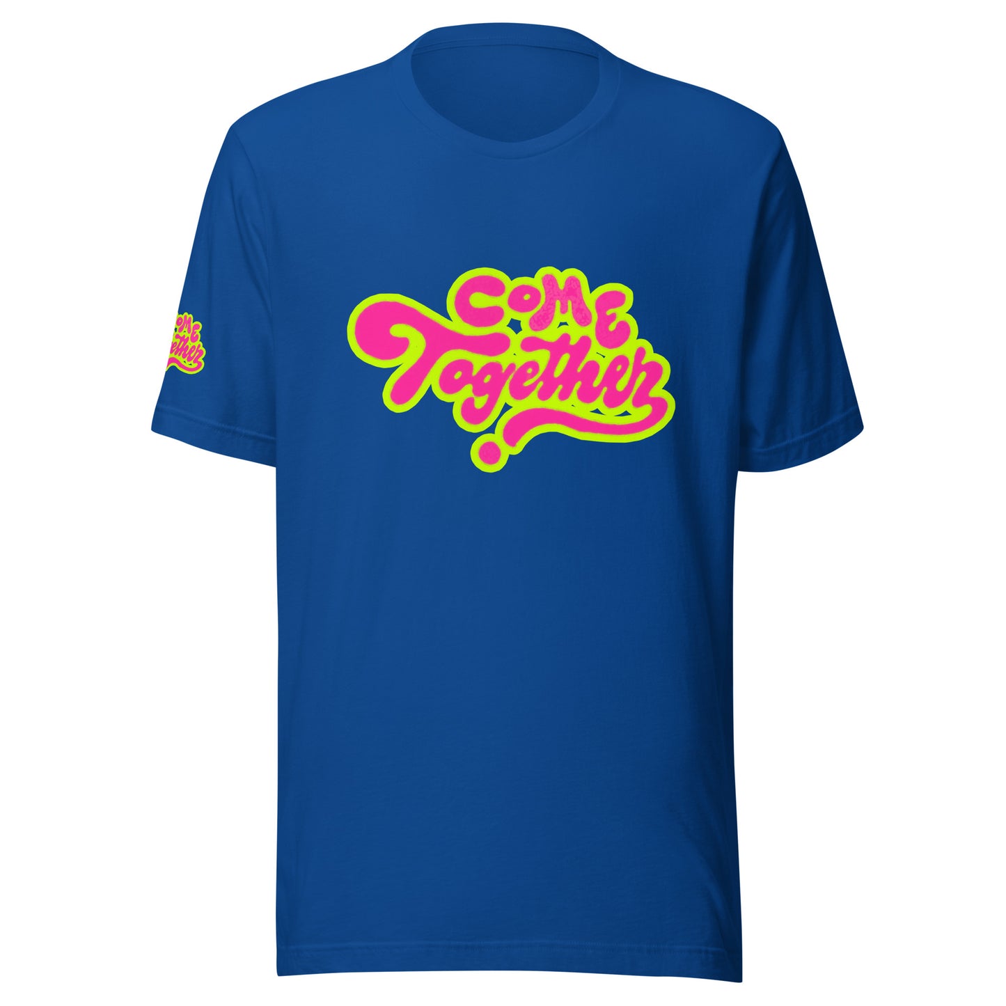 ONE LOVE Come Together ( lime n pink ) t-shirt