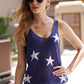 Star V-Neck Knit Tank