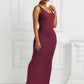 Scoop Neck Wide Strap Maxi Dress