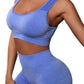 Cutout Scoop Neck Tank and Shorts Active Set