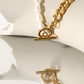 Dream Life Pearl Chunky Chain Necklace