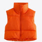 Zip-Up Drawstring Puffer Vest