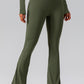 High Waist Slit Pocketed Active Pants