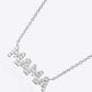 MAMA Zircon 925 Sterling Silver Necklace