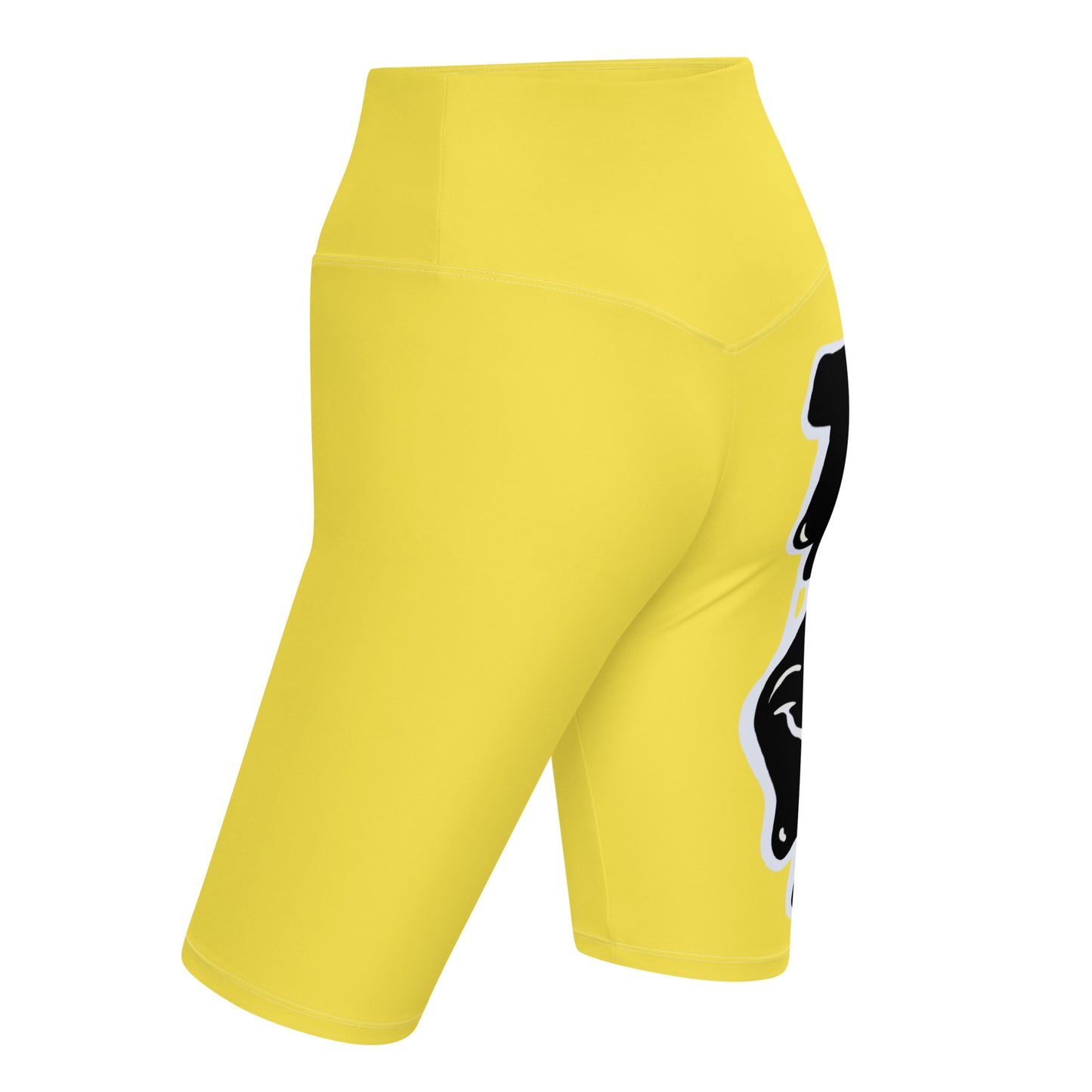 TOXIK yellow Biker Shorts