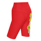 TOXIK red n yellow Biker Shorts