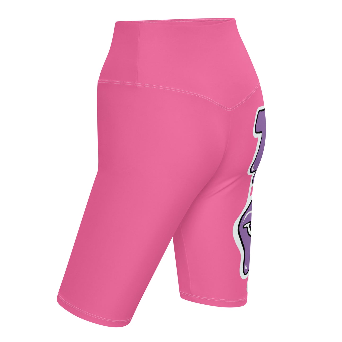 TOXIK pink n purple Biker Shorts