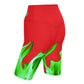 UNLIMITED it’s lit red n lime Biker Shorts