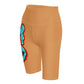 TOXIK Porsche, red, n turquoise Biker Shorts