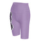 TOXIK light and dark purple Biker Shorts