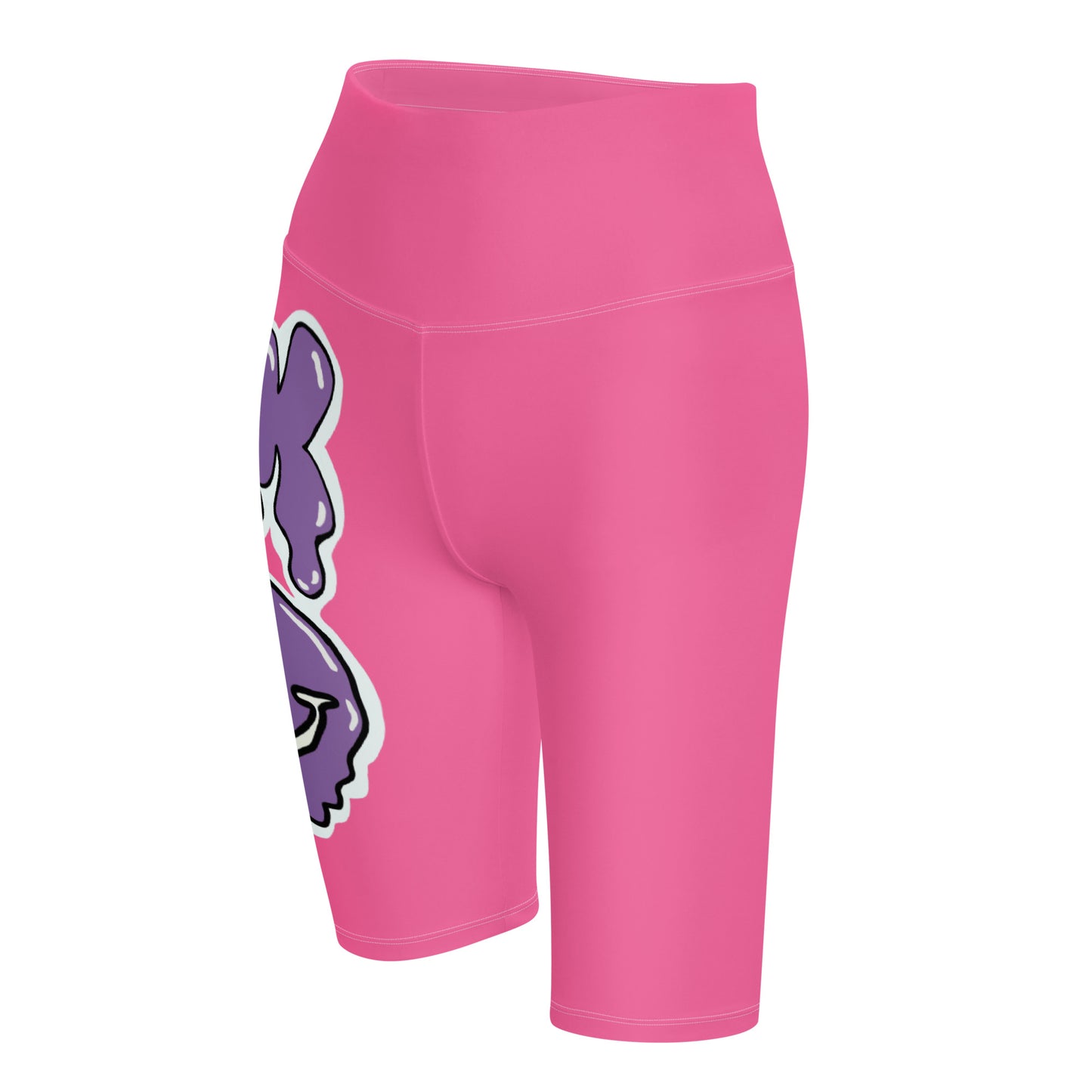 TOXIK pink n purple Biker Shorts