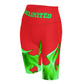 UNLIMITED it’s lit red n lime Biker Shorts