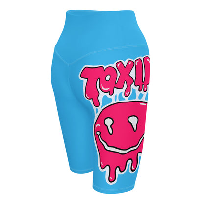 TOXIK blue Biker Shorts