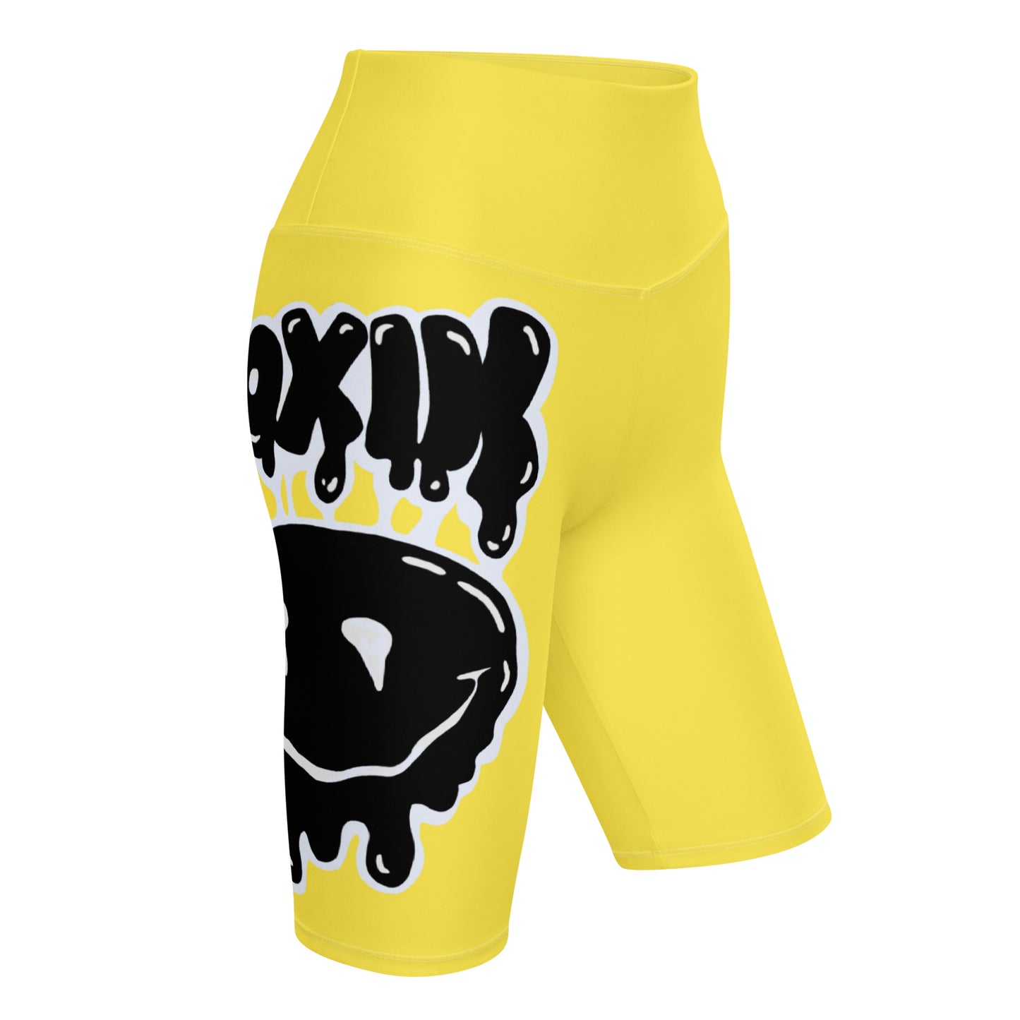 TOXIK yellow Biker Shorts