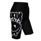 TOXIK black n white Biker Shorts