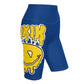 TOXIK blue n yellow Biker Shorts