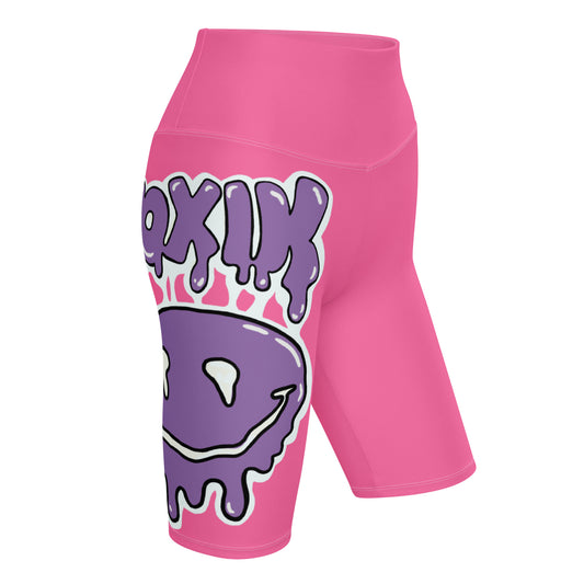 TOXIK pink n purple Biker Shorts