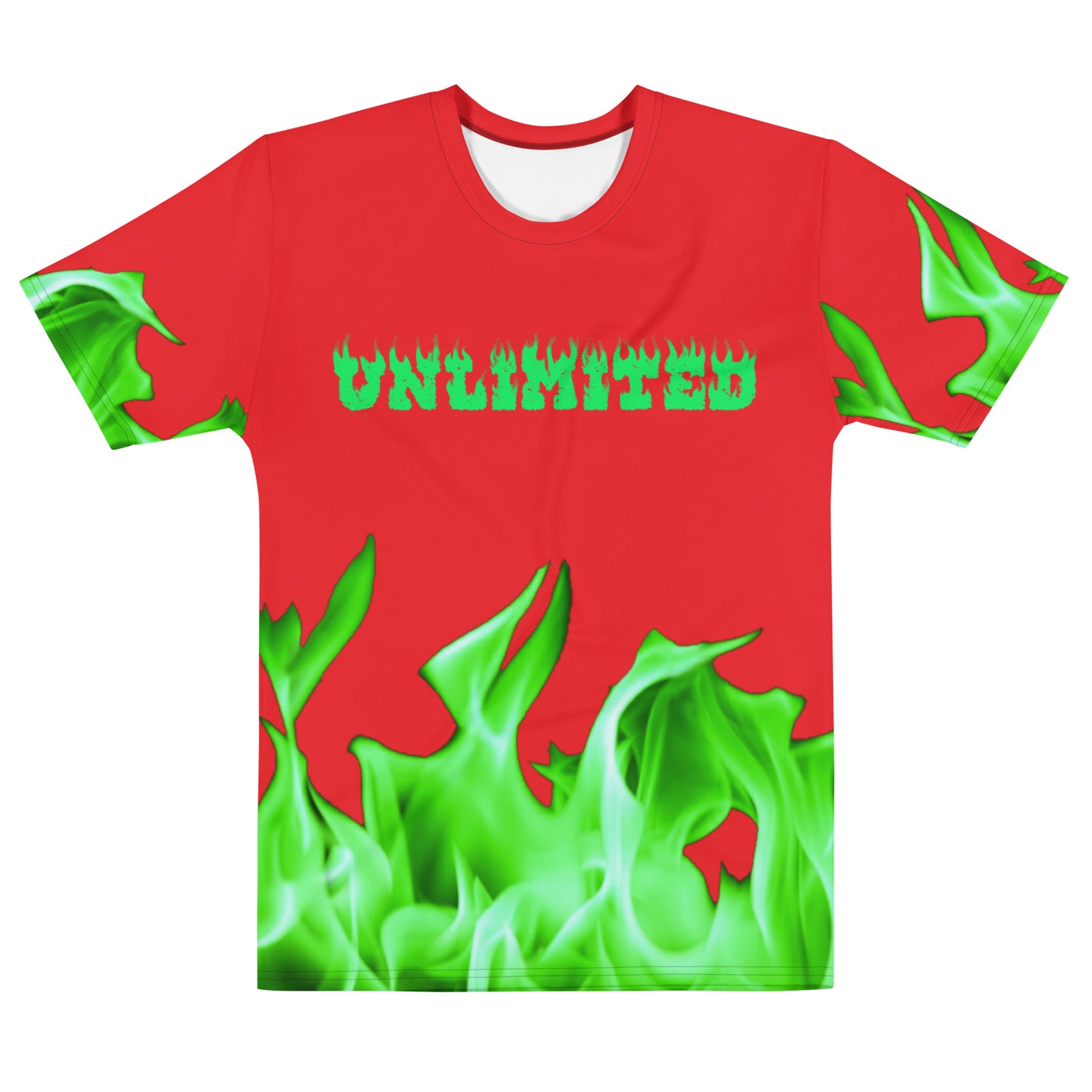 UNLIMITED it’s lit red n lime Men's t-shirt