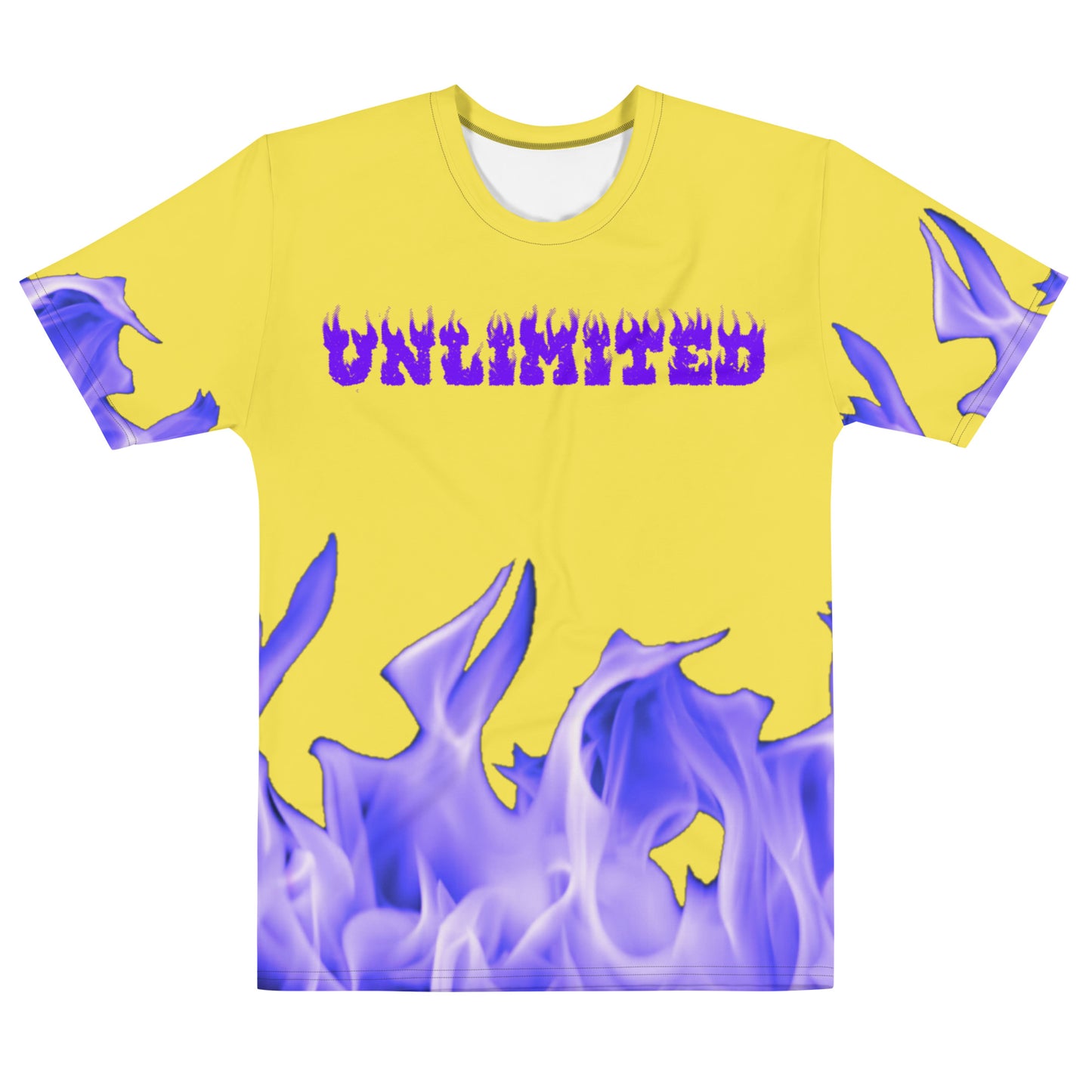 UNLIMITED it’s lit purple n yellow Men's t-shirt