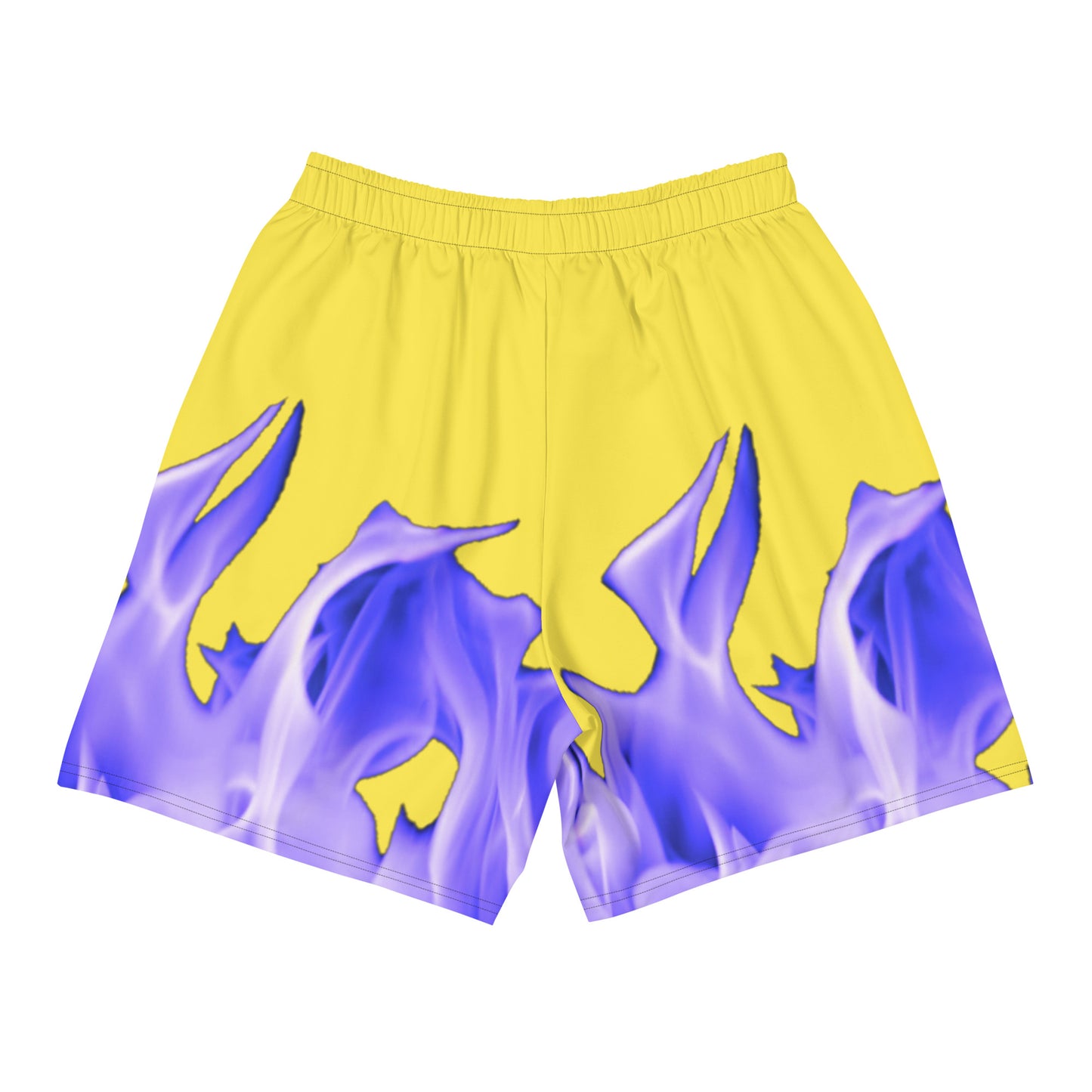 UNLIMITED it’s lit yellow n purple Men's Athletic Shorts