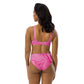 DESSINER pink candy high-waisted bikini