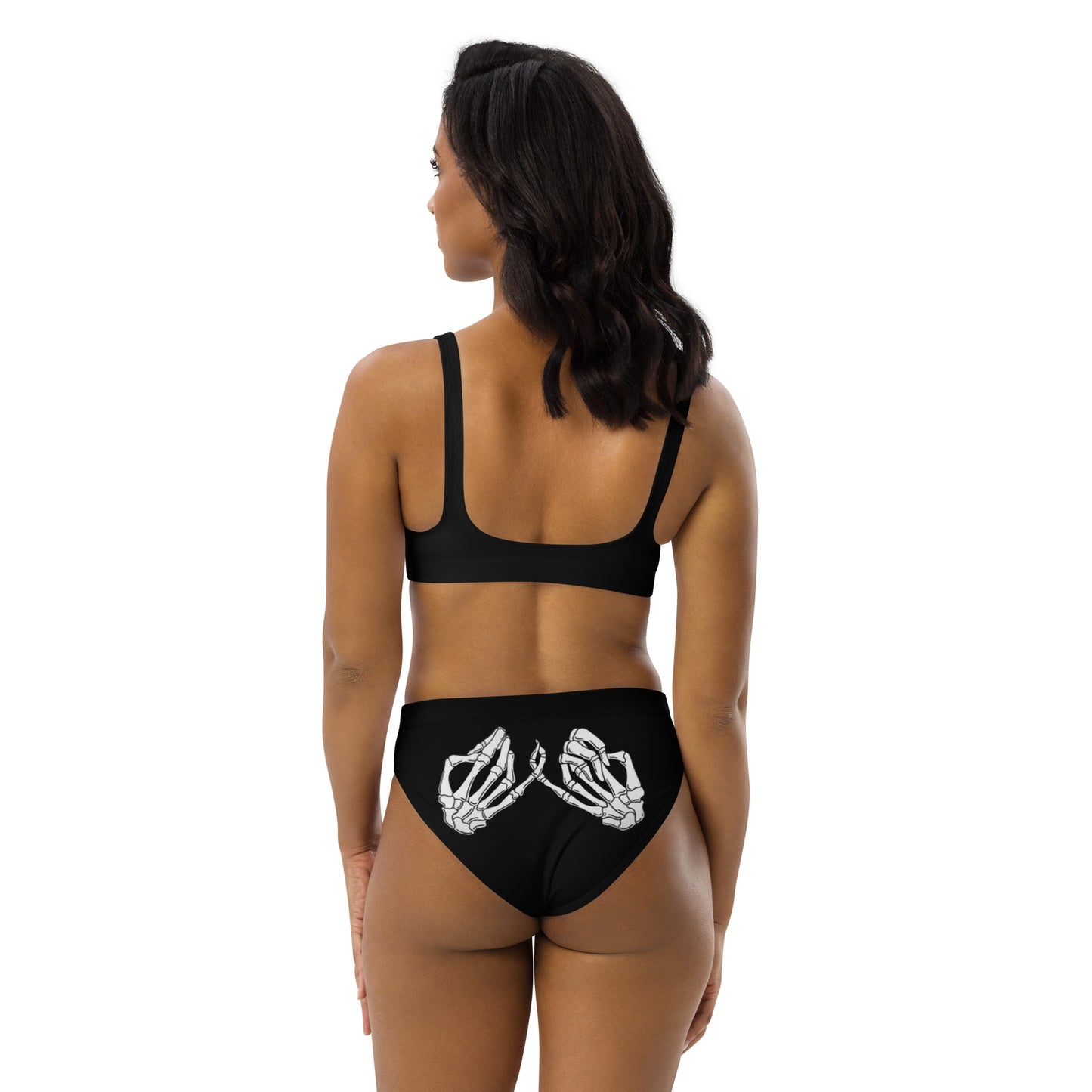 UNLIMITED hear no, see no, speak no evil black high-waisted bikini