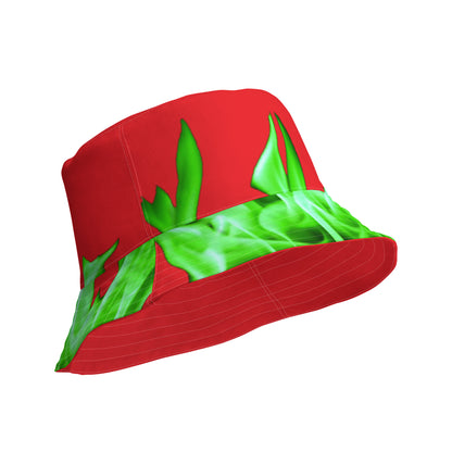 UNLIMITED it’s lit red n lime green Reversible bucket hat