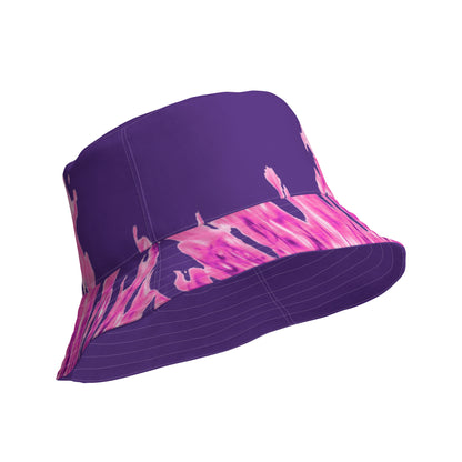 UNLIMITED it’s lit purple n pink Reversible bucket hat