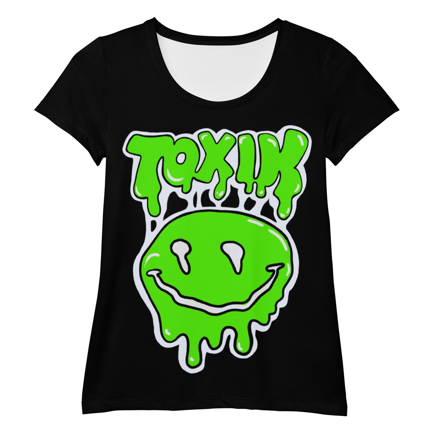 TOXIK black Women's Athletic T-shirt