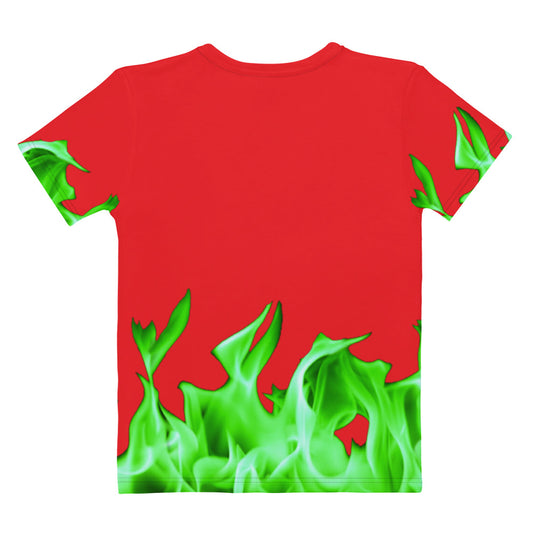 UNLIMITED it’s lit red n lime Women's T-shirt