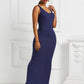 Scoop Neck Wide Strap Maxi Dress