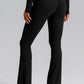 High Waist Slit Pocketed Active Pants