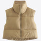 Zip-Up Drawstring Puffer Vest