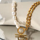 Dream Life Pearl Chunky Chain Necklace