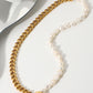 Dream Life Pearl Chunky Chain Necklace