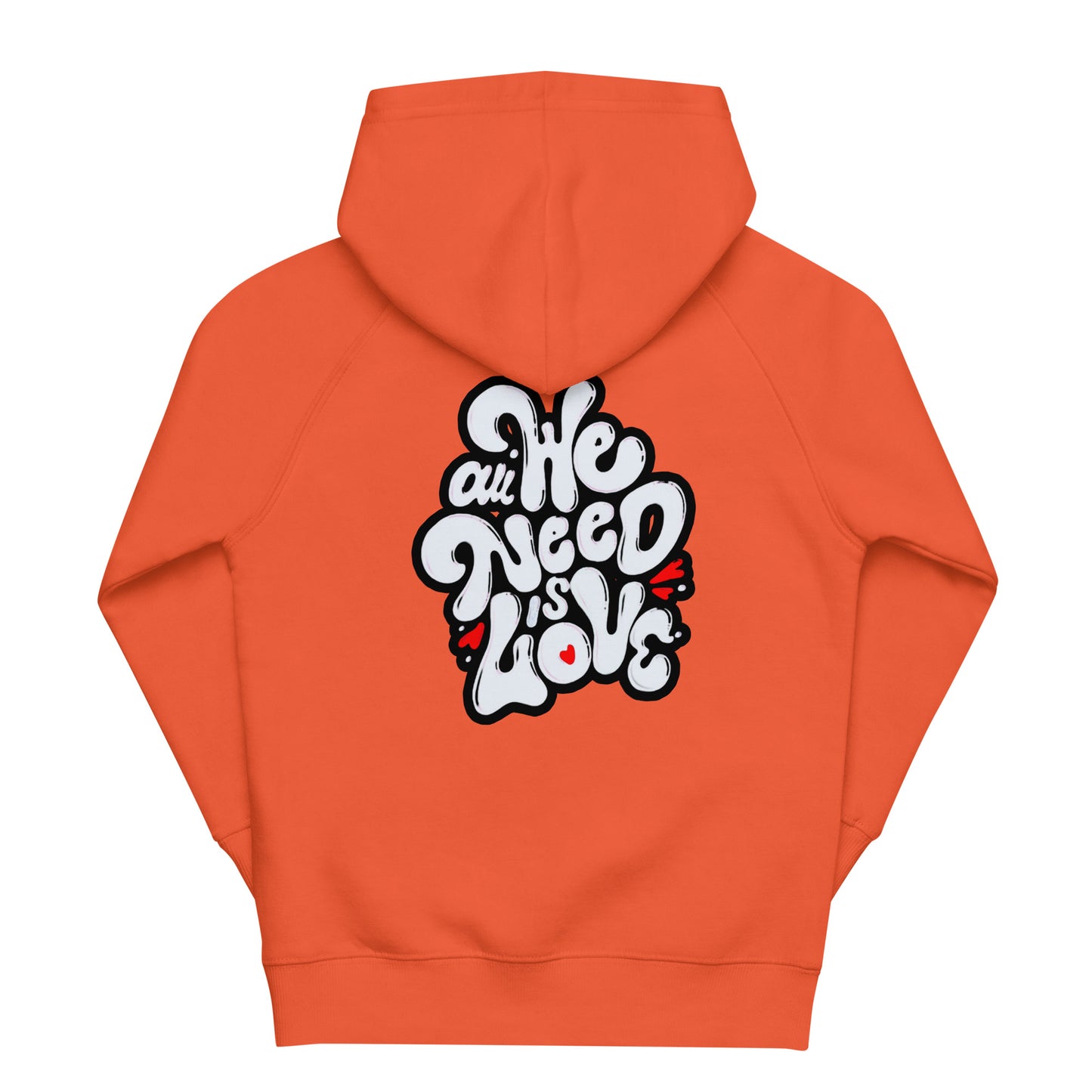 ONE LOVE Come Together ( black n white ) kids hoodie