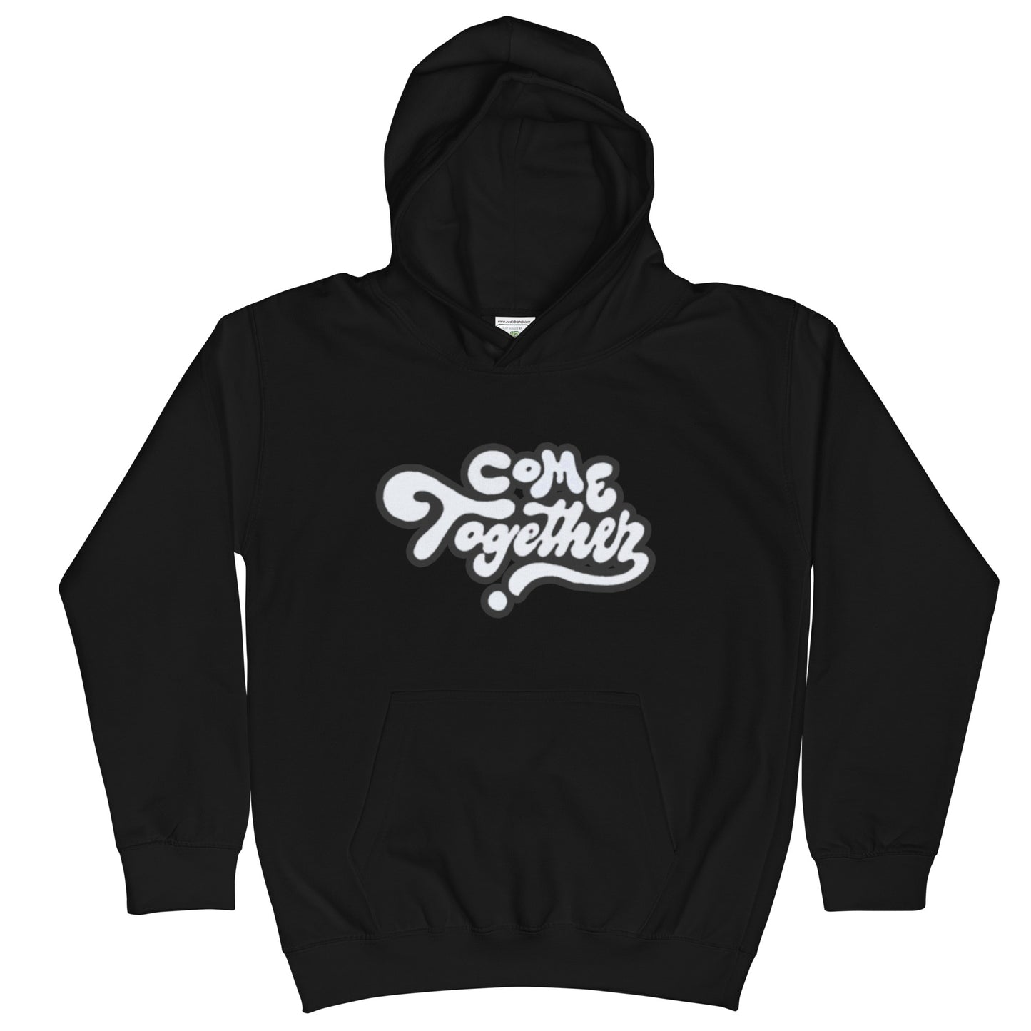 ONE LOVE Come Together ( black n white ) Kids Hoodie