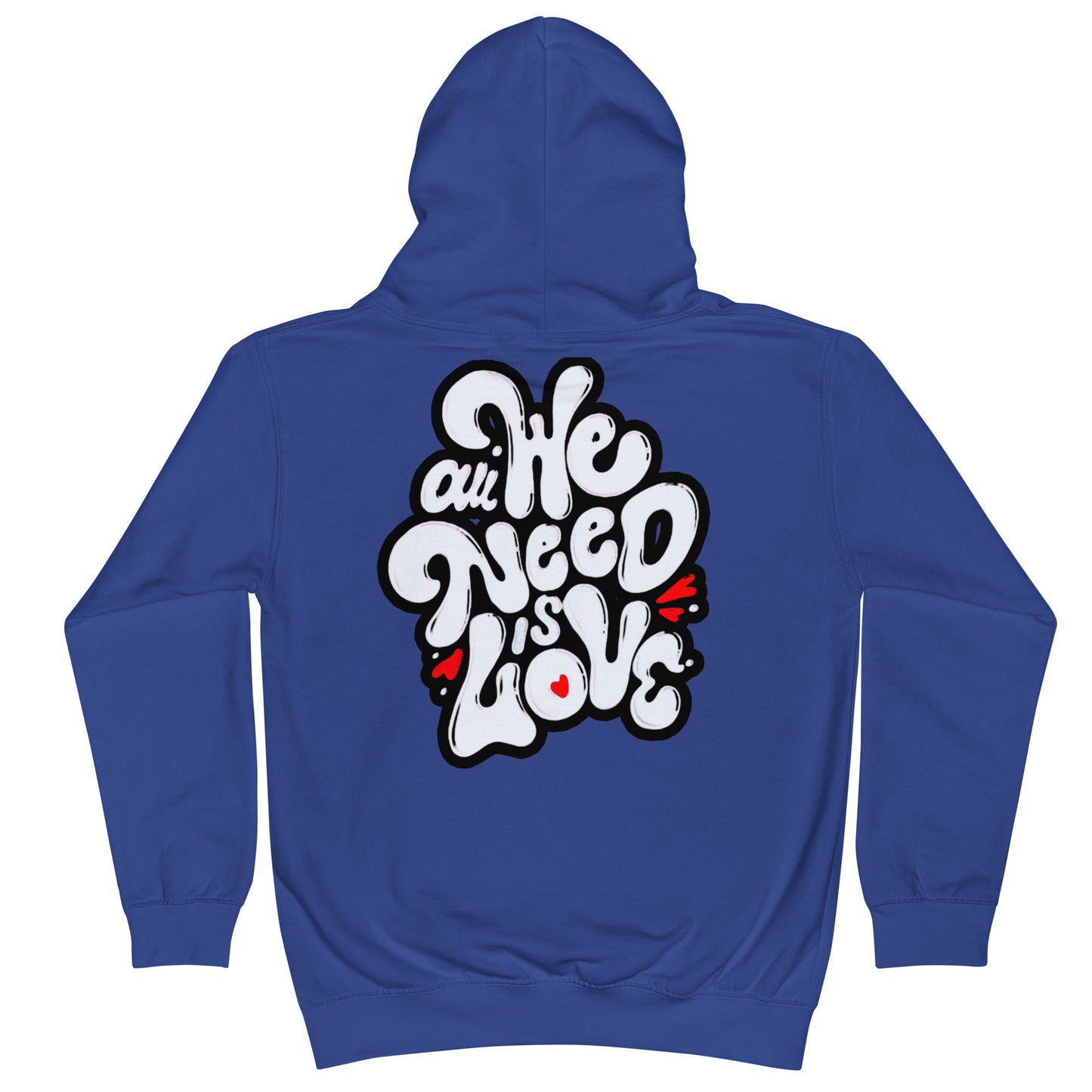 ONE LOVE Come Together ( black n white ) Kids Hoodie