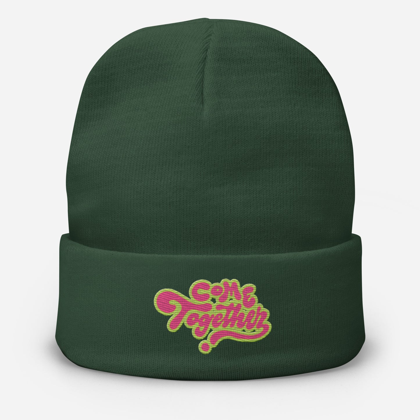 ONE LOVE Come Together ( lime n pink ) Beanie