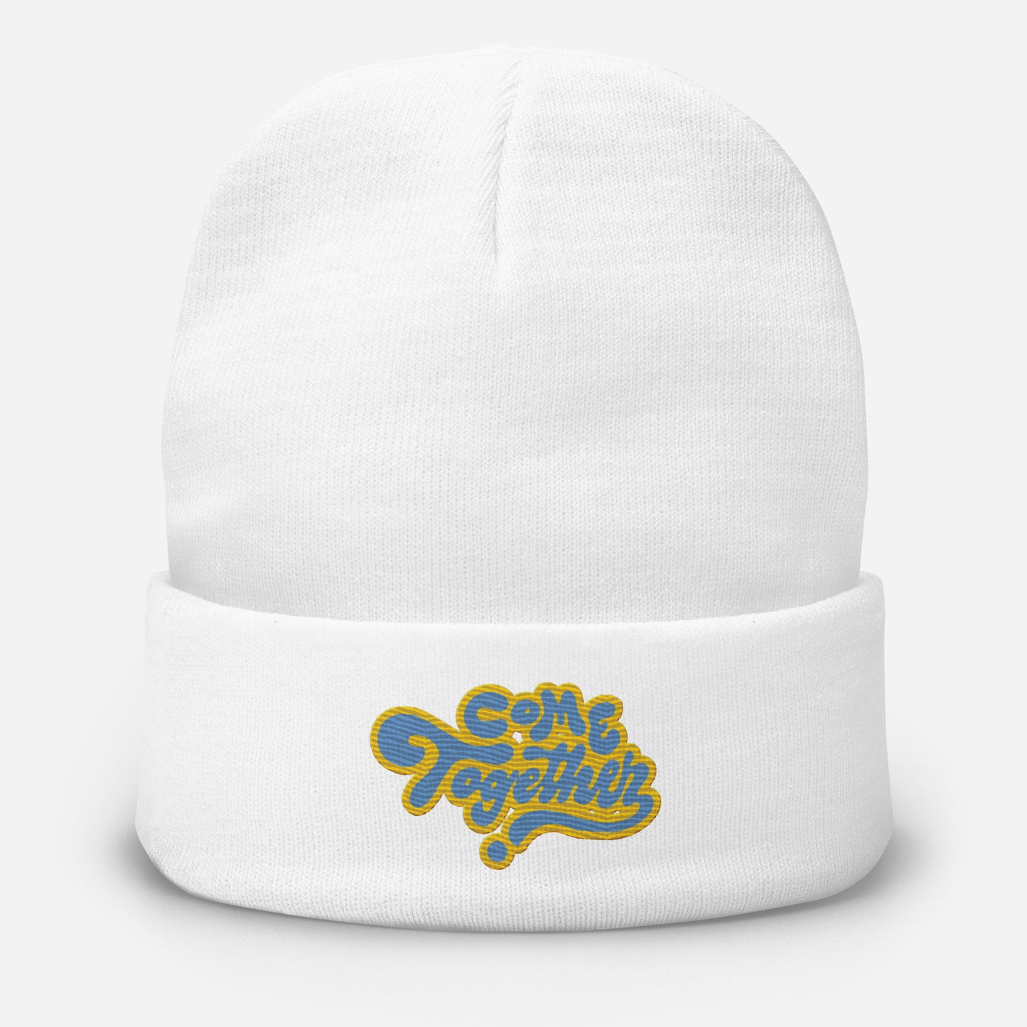 ONE LOVE Come Together ( yellow n blue ) Beanie