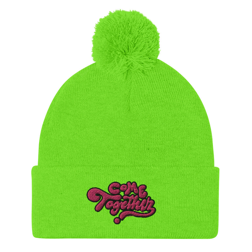 ONE LOVE Come Together Pom-Pom Beanie