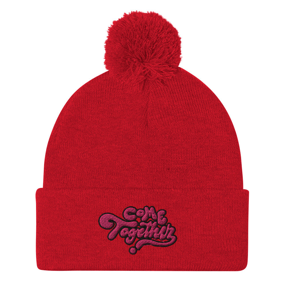 ONE LOVE Come Together Pom-Pom Beanie