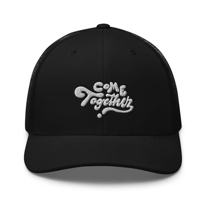 ONE LOVE Come Together ( black n white ) Trucker Cap