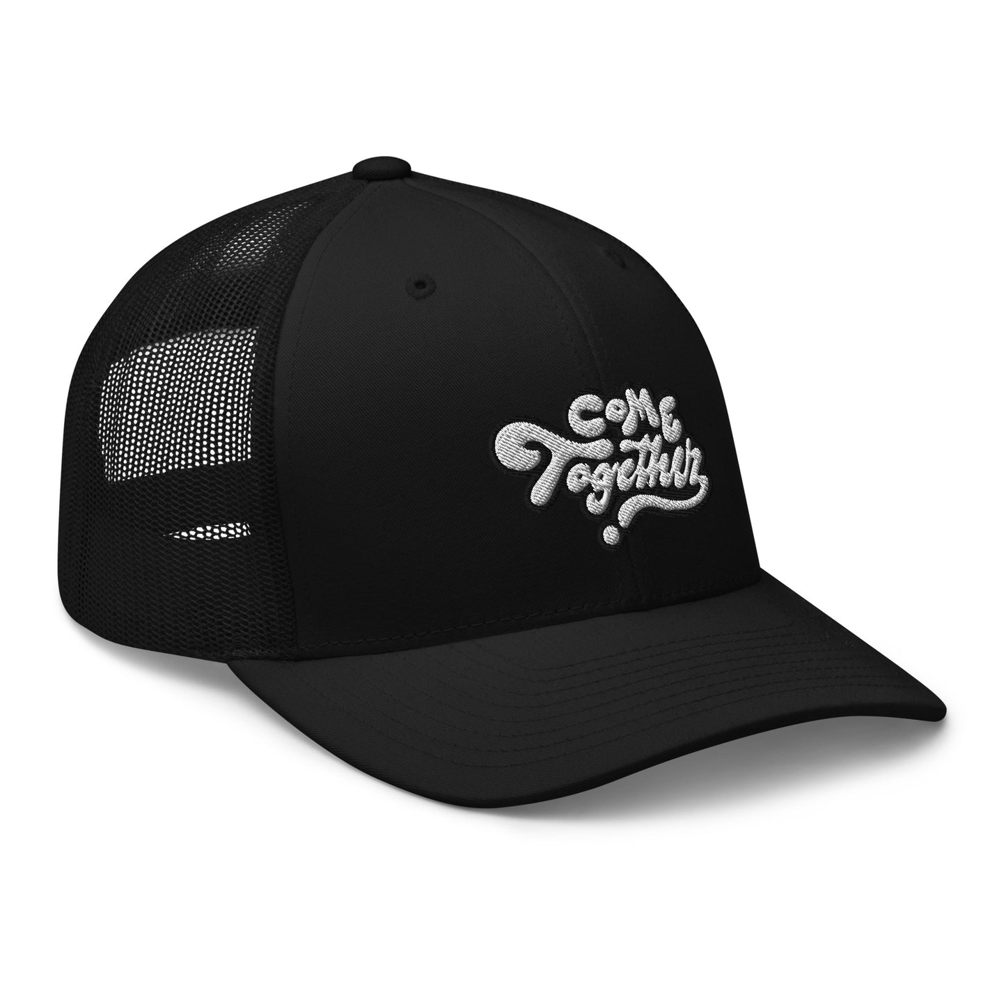 ONE LOVE Come Together ( black n white ) Trucker Cap