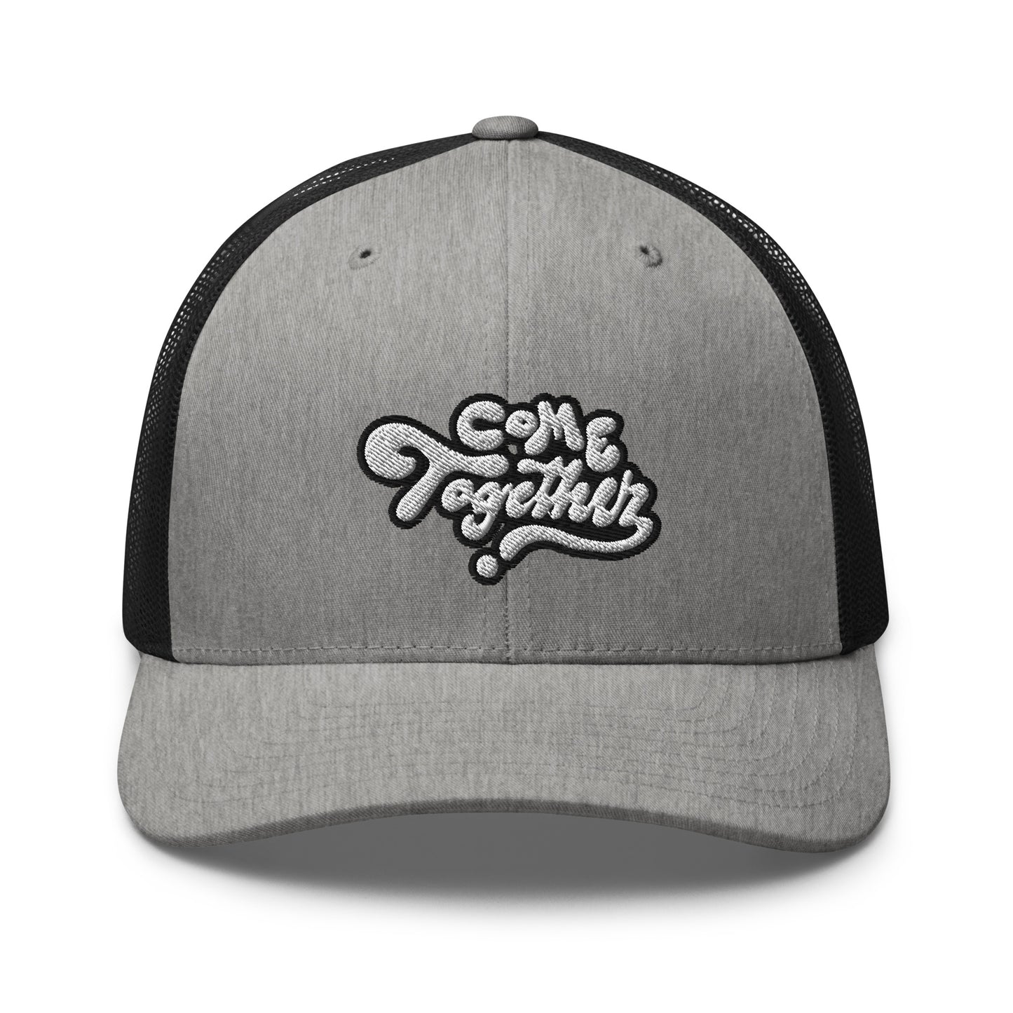 ONE LOVE Come Together ( black n white ) Trucker Cap