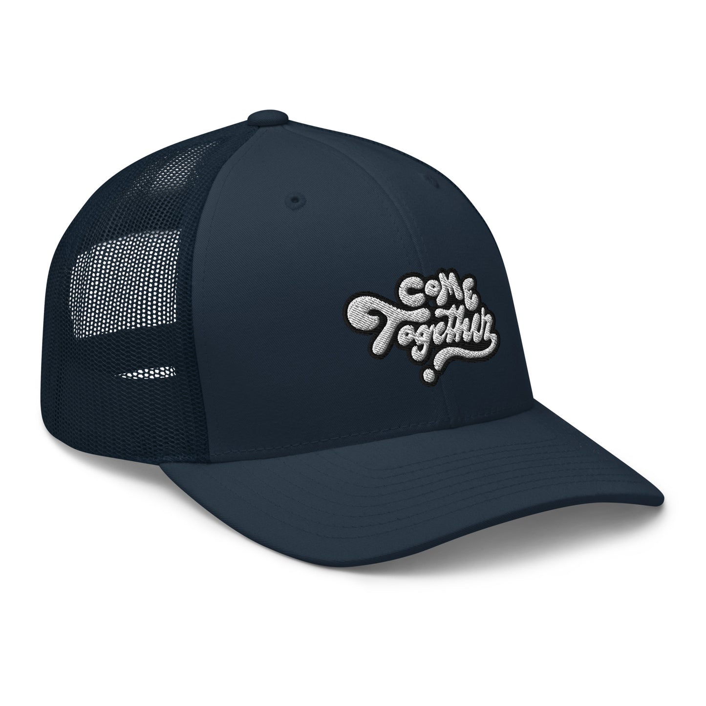 ONE LOVE Come Together ( black n white ) Trucker Cap