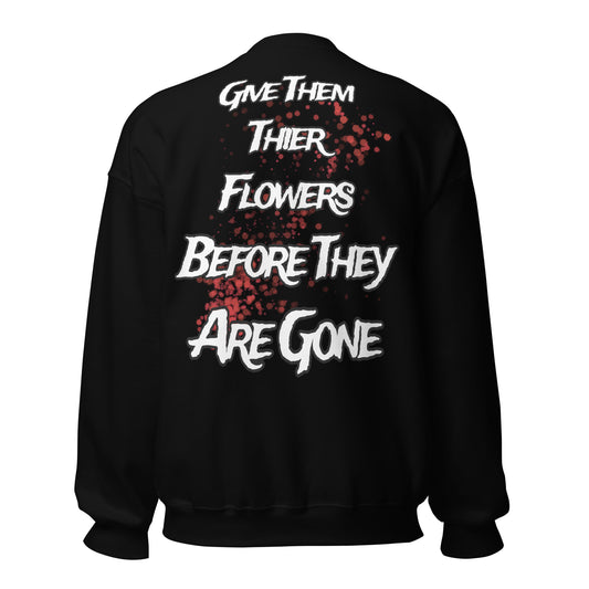 POPULAR LONER skeletons and Roses Sweatshirt